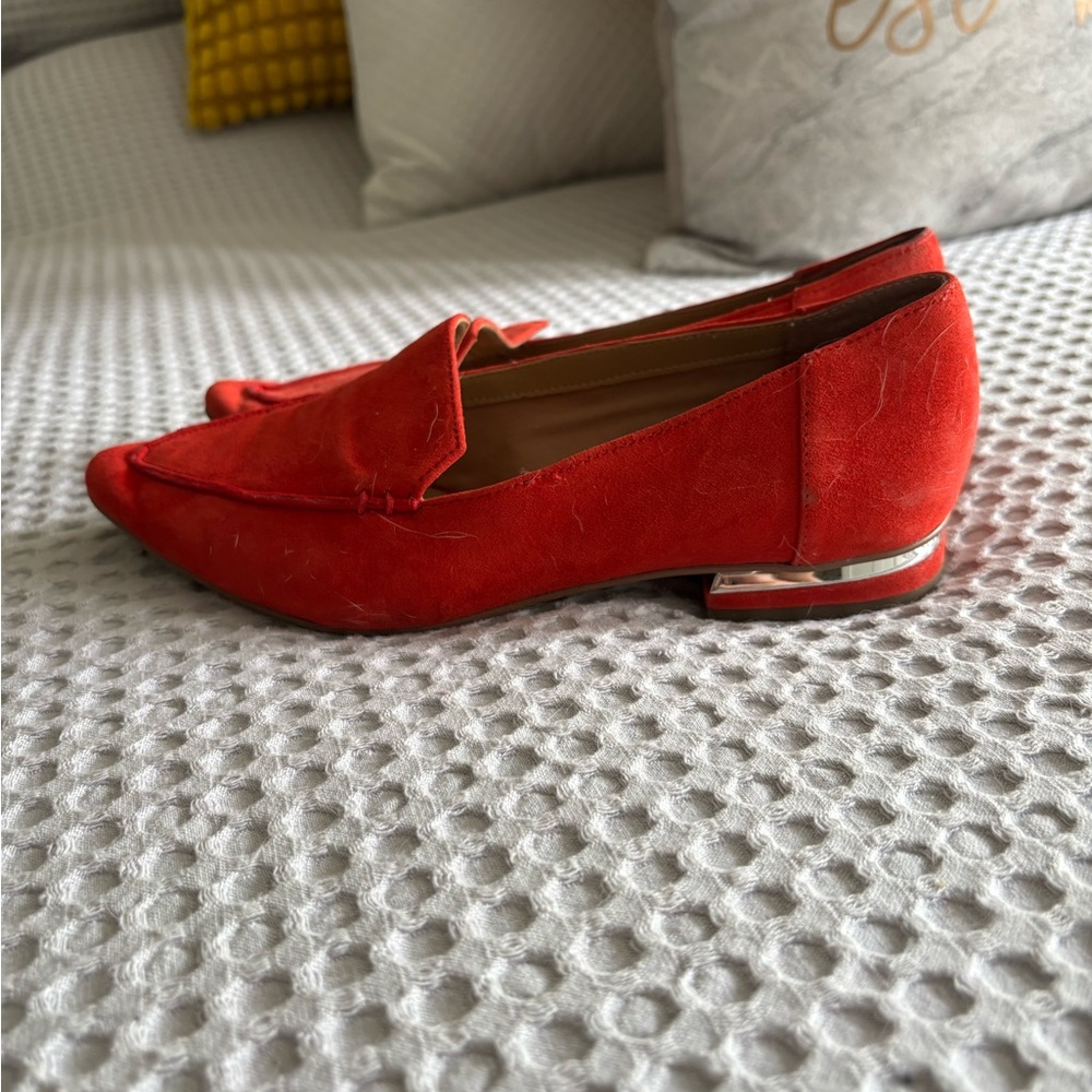 Franco Sarto Bold Red Moccasins